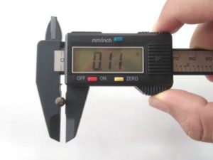 Measurement with Digital Caliper