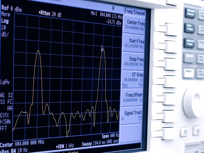 LCD Display U/V UHF VHF Dual Band RF Spectrum Analyzer Digital RF Spectrum Analyzer Spectrum Analyzer with Tracking Channel Distance ASHATA Spectrum Analyzer 