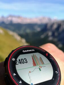 hiking altimeter in Alpen