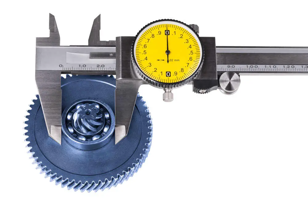 how to read dial caliper in mm