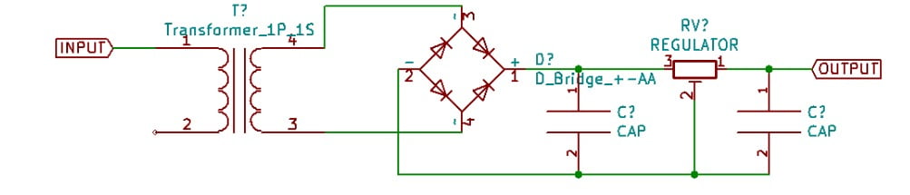 Regulated Power Supply Circuit