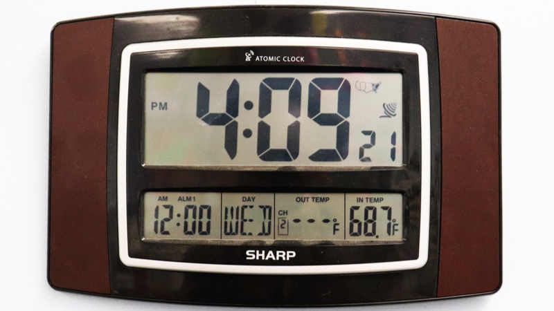 Sharp Digital Atomic Clock